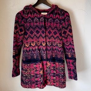 Anthropologie wool hooded sweater